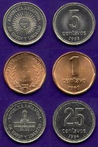 Аргентинские монеты